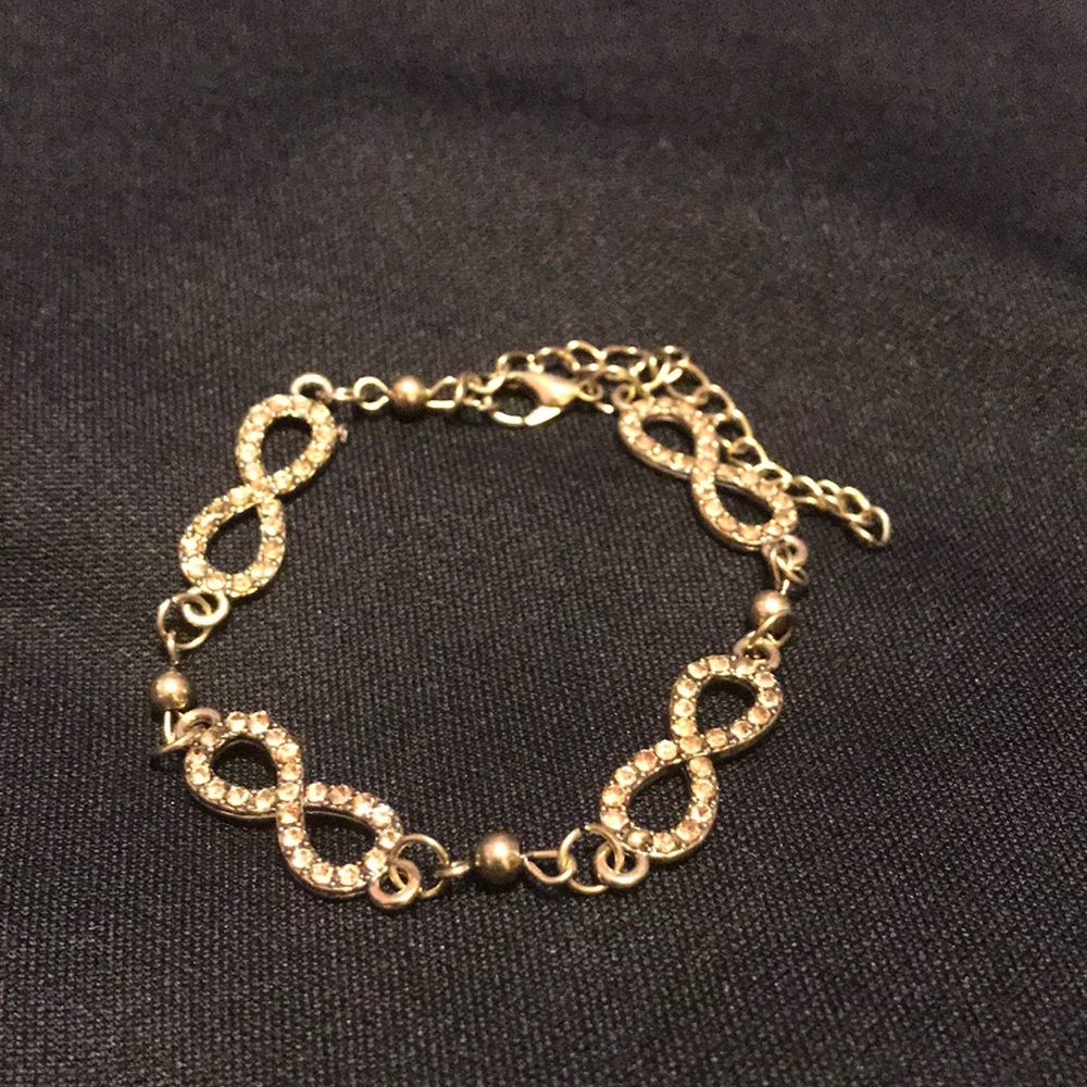 Brass infinity paparazzi bracelet
